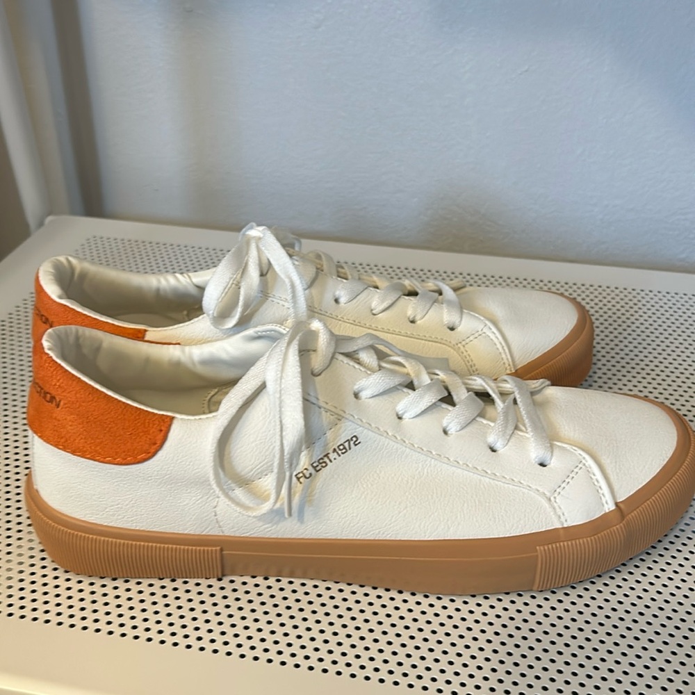 French Connection vegan leather sneakers